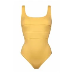 Maillot De Bain Une Pièce Sport Uni Body Sea -La-madrilena Ventas BODY JAUNE