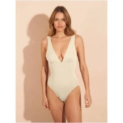 Maillot De Bain 1 Pièce Effet Ventre Plat Uni Essentiels