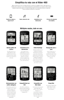 GPS Bryton Rider 460 16 GPS Bryton Rider 460 -La-madrilena Ventas GPS Bryton Rider 460