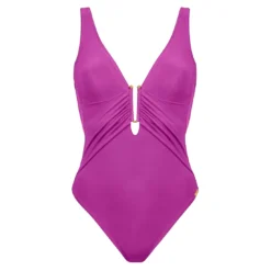 Maillot De Bain Une Pièce Avec Armatures Marine Honesty -La-madrilena Ventas HONESTY VIOLET
