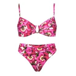 Maillot De Bain 2 Pièces Imprimé Rose Avec Armatures Révélation