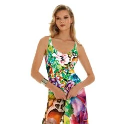 Maillot De Bain Une Pièce Avec Mousses Imprimé Jungle Tina