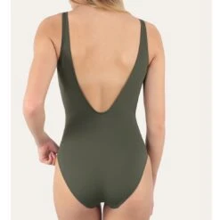 Maillot De Bain Une Pièce Coupé Sous Poitrine Uni Addict -La-madrilena Ventas addict 1p dos
