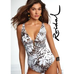 Maillot Body Une Pièce Imprimé Panthère Marron Africa