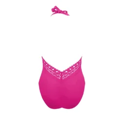Maillot Une Pièce Tour De Cou Macramé Dos Ajourage Couture -La-madrilena Ventas ajourage 1piece dos rose