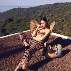 Pantalon Multicolore Bianca