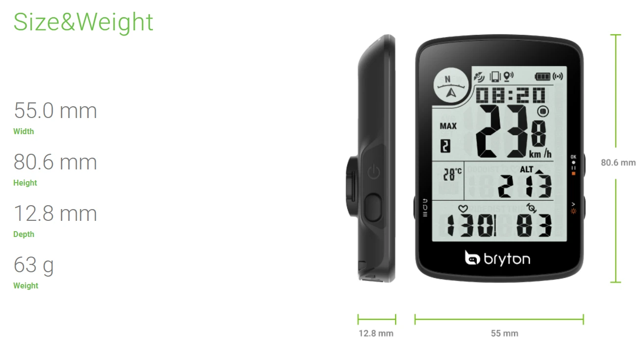 GPS Bryton Rider 17 8 GPS Bryton Rider 17 - Imagen 8