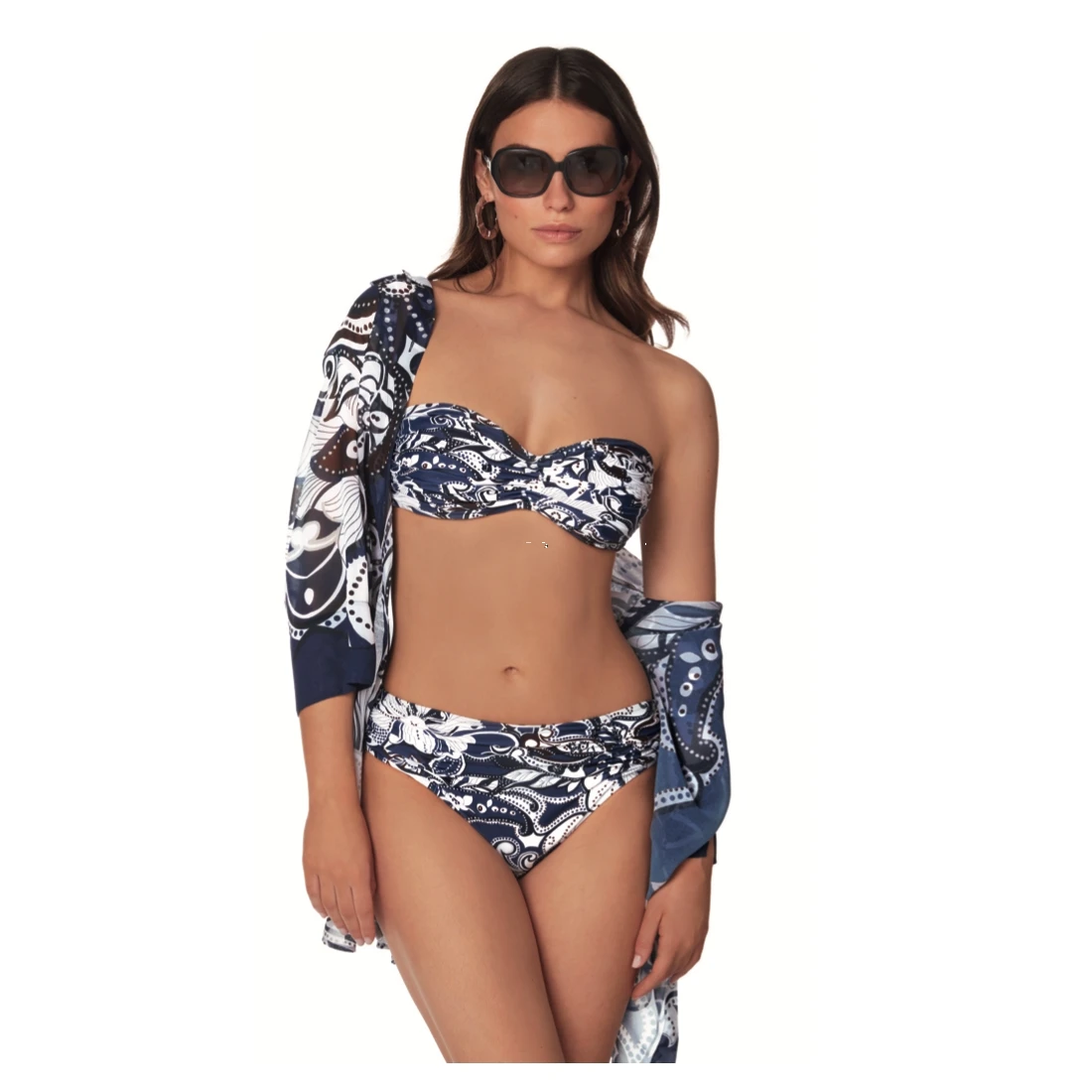 Maillot De Bain 2 Pièces Bandeau Plissé Melba 1 Maillot De Bain 2 Pièces Bandeau Plissé Melba