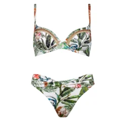 Watercult Maillot De Bain 2 Pièces Avec Coques Imprimé Fleuri Exotic Drive -La-madrilena Ventas exotic coques 2p