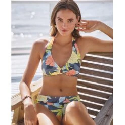 Maillot De Bain 2 Pièces Triangle Sport Flower Nostalgia