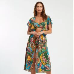 Kimono Long Multicolore Habana