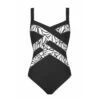 Maillot De Bain Une Pièce Body Noir Sport Marguerite Sky