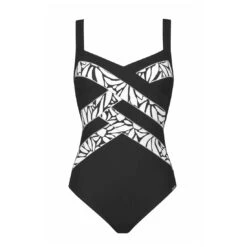 Maillot De Bain Une Pièce Body Noir Sport Marguerite Sky