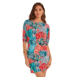 Robe Tee Shirt Imprimé Coraux Nor