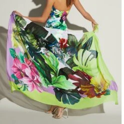 Paréo Imprimé Fleuri Orfea