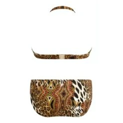 Maillot Deux Pièces Triangles Bonnet Profond Splendeur Féline -La-madrilena Ventas splendeur feline dos