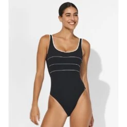 Maillot De Bain Body Une Pièce Sport Noir Sport Club