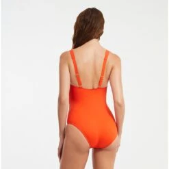 Maillot 1 Pièce Avec Mousses Décolleté V Uni Stella -La-madrilena Ventas stella 1p dos