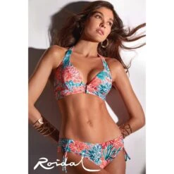 Maillot De Bain Triangle 2 Pièces Imprimé Coraux Tina